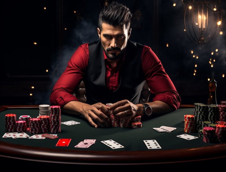 Live casino table display